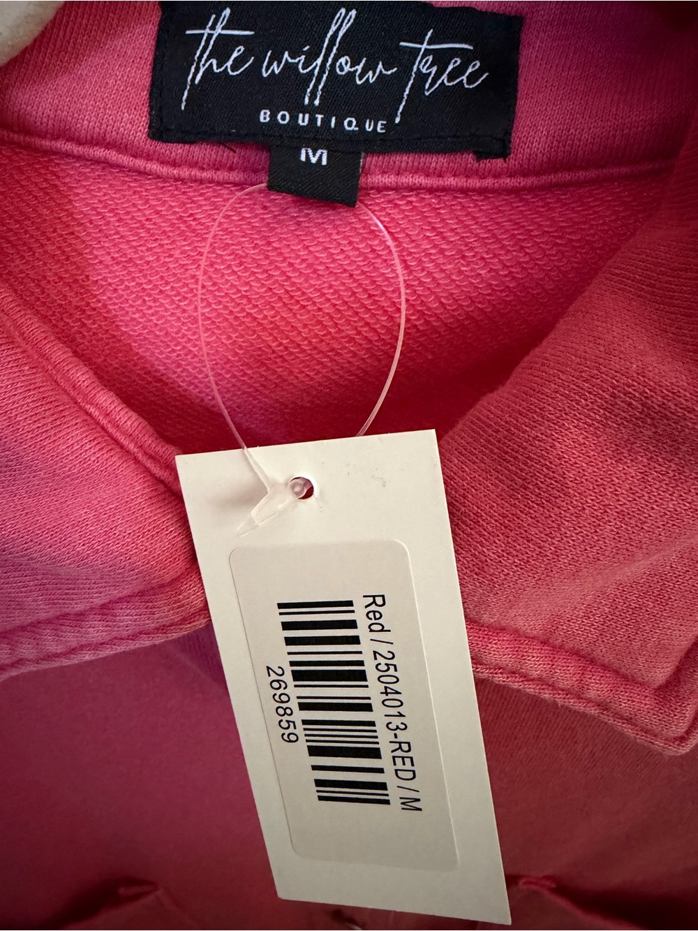 NWT Willow Tree Soft Red Utility Jacket - Picture 3 of 7